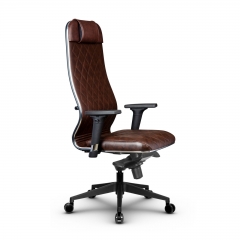 Кресло руководителя Метта Metta L 1m 40M/2D Комплект 4 Темно-коричневое
