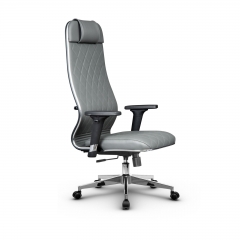 Кресло руководителя Метта Metta L 1m 40M/2D Комплект 5 Серое