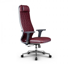 Кресло руководителя Метта Metta L 1m 40M/2D Комплект 5 Темно-бордовое