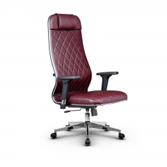 Кресло руководителя Метта Metta L 1m 40M/2D Комплект 5 Темно-бордовое