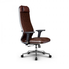 Кресло руководителя Метта Metta L 1m 40M/2D Комплект 5 Темно-коричневое