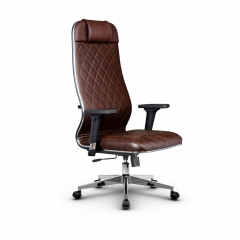 Кресло руководителя Метта Metta L 1m 40M/2D Комплект 5 Темно-коричневое