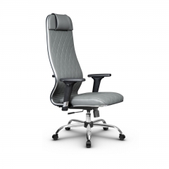 Кресло руководителя Метта Metta L 1m 40M/2D Комплект 7 Серое