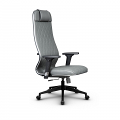 Кресло руководителя Метта Metta L 1m 40M/2D Комплект 8 Серое