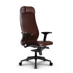 Кресло руководителя Метта Metta L 1m 38K2/4D Комплект 4 Темно-коричневое