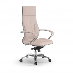 Кресло руководителя Метта Мetta L 1m 46/K Infinity Easy Clean MPES Комплект 1 Молочное