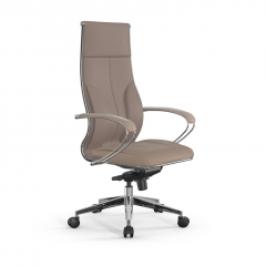 Кресло руководителя Метта Мetta L 1m 46/K Infinity Easy Clean MPES Комплект 2 Темно-бежевое