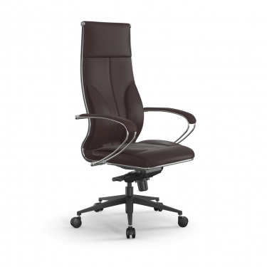 Кресло руководителя Метта Мetta L 1m 46/K Infinity Easy Clean MPES Комплект 4 Темно-коричневое