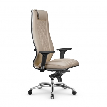 Кресло руководителя Метта Мetta L 1m 50M/2D Infinity Easy Clean MPES Комплект 1 Темно-бежевое