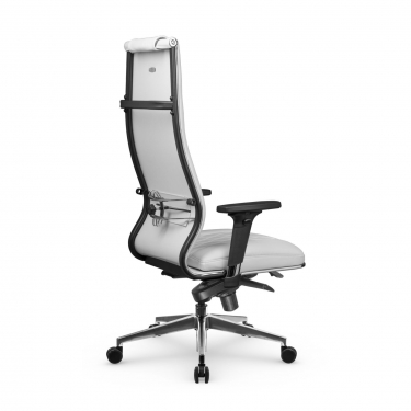 Кресло руководителя Метта Мetta L 1m 50M/2D Infinity Easy Clean MPES Комплект 2 Молочное