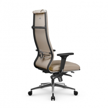 Кресло руководителя Метта Мetta L 1m 50M/2D Infinity Easy Clean MPES Комплект 2 Темно-бежевое