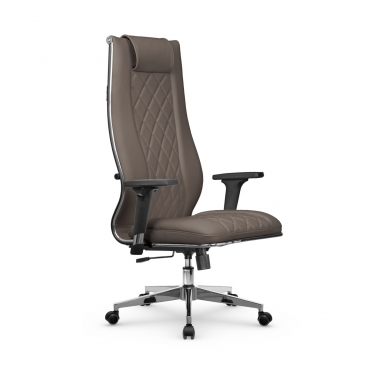 Кресло руководителя Метта Мetta L 1m 50M/2D Infinity Easy Clean MPES Комплект 3 Серое