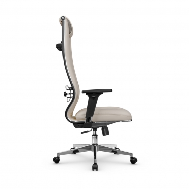 Кресло руководителя Метта Мetta L 1m 50M/2D Infinity Easy Clean MPES Комплект 3 Темно-бежевое