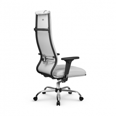 Кресло руководителя Метта Мetta L 1m 50M/2D Infinity Easy Clean MPES Комплект 5 Молочное
