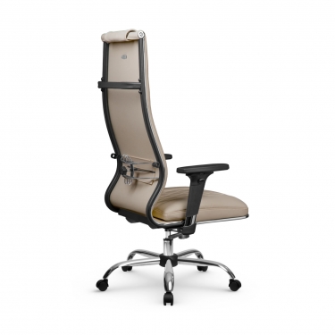 Кресло руководителя Метта Мetta L 1m 50M/2D Infinity Easy Clean MPES Комплект 5 Темно-бежевое