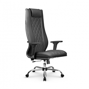 Кресло руководителя Метта Мetta L 1m 50M/2D Infinity Easy Clean MPES Комплект 5 Черное