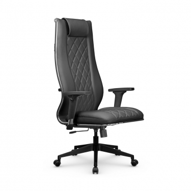 Кресло руководителя Метта Мetta L 1m 50M/2D Infinity Easy Clean MPES Комплект 6 Черное