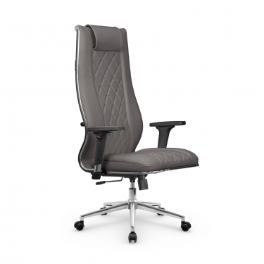 Кресло руководителя Метта Мetta L 1m 50M/2D Infinity Easy Clean MPES Комплект 7 Серое