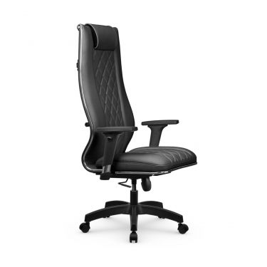 Кресло руководителя Метта Мetta L 1m 50M/2D Infinity Easy Clean MPES Комплект 8 Черное