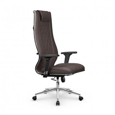 Кресло руководителя Метта Мetta L 1m 50M/2D Infinity Easy Clean MPES Комплект 9 Черное