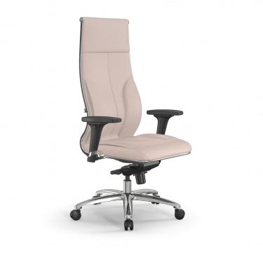 Кресло руководителя Метта Мetta L 1m 46/2D Infinity Easy Clean MPES Комплект 1 Молочное