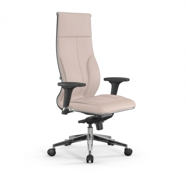Кресло руководителя Метта Мetta L 1m 46/2D Infinity Easy Clean MPES Комплект 2 Молочное