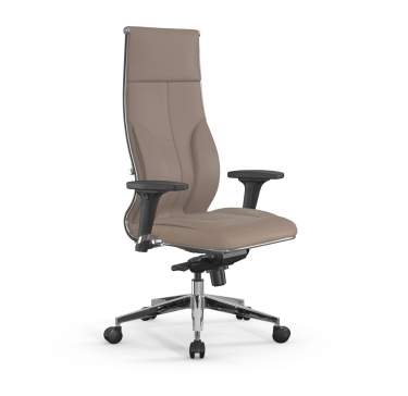Кресло руководителя Метта Мetta L 1m 46/2D Infinity Easy Clean MPES Комплект 2 Темно-бежевое