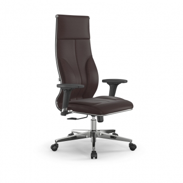 Кресло руководителя Метта Мetta L 1m 46/2D Infinity Easy Clean MPES Комплект 3 Черное