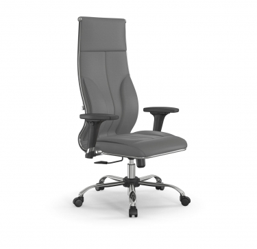 Кресло руководителя Метта Мetta L 1m 46/2D Infinity Easy Clean MPES Комплект 5 Серое