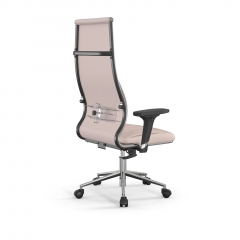 Кресло руководителя Метта Мetta L 1m 46/2D Infinity Easy Clean MPES Комплект 8 Молочное