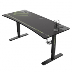 Стол для компьютера для геймеров с регулировкой по высоте Eureka EUREKA IM63 Black