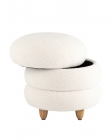 Пуф с ящиком Stool Group Винни L Тедди белый