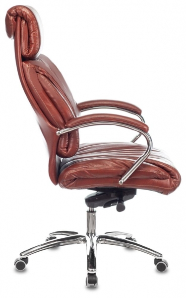 Кресло руководителя Бюрократ Бюрократ T-9904NSL светло-коричневый Leather Eichel
