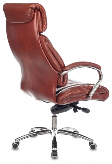 Кресло руководителя Бюрократ Бюрократ T-9904NSL светло-коричневый Leather Eichel