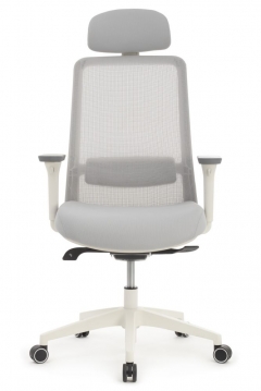 Кресло компьютерное Рива RV Design Work W-218C Светло-серый