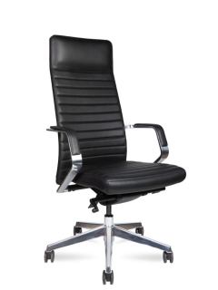 Кресло руководителя Норден СИЕНА M кожа Черный