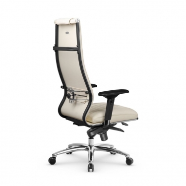 Кресло руководителя Метта МЕТТА L 1m 50M/4D Infinity Easy Clean MPES Комплект 1 Молочное