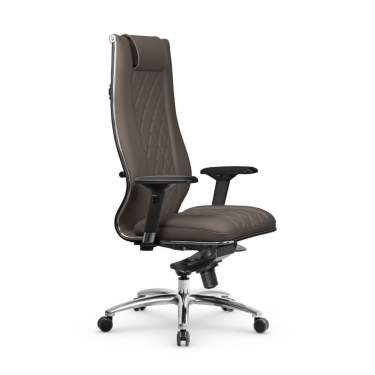 Кресло руководителя Метта МЕТТА L 1m 50M/4D Infinity Easy Clean MPES Комплект 1 Светло-коричневое