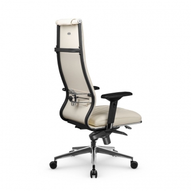 Кресло руководителя Метта МЕТТА L 1m 50M/4D Infinity Easy Clean MPES Комплект 2 Молочное