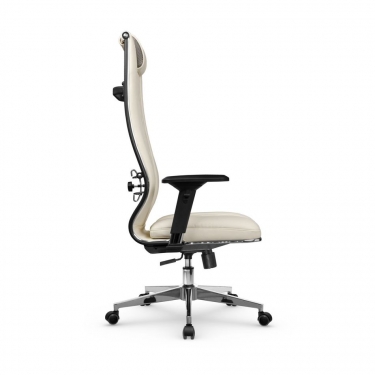 Кресло руководителя Метта МЕТТА L 1m 50M/4D Infinity Easy Clean MPES Комплект 3 Молочное