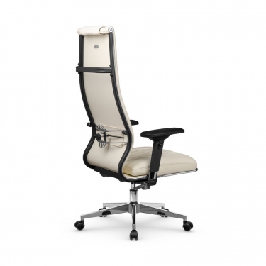 Кресло руководителя Метта МЕТТА L 1m 50M/4D Infinity Easy Clean MPES Комплект 3 Молочное