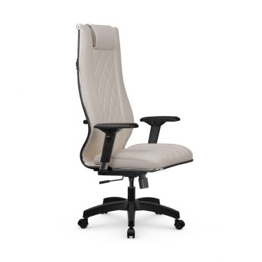 Кресло руководителя Метта МЕТТА L 1m 50M/4D Infinity Easy Clean MPES Комплект 4 Светло-бежевое