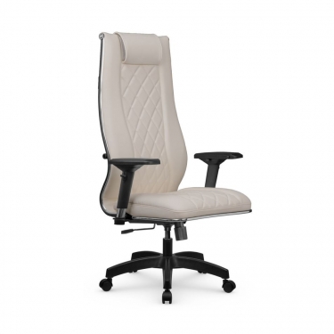 Кресло руководителя Метта МЕТТА L 1m 50M/4D Infinity Easy Clean MPES Комплект 4 Светло-бежевое