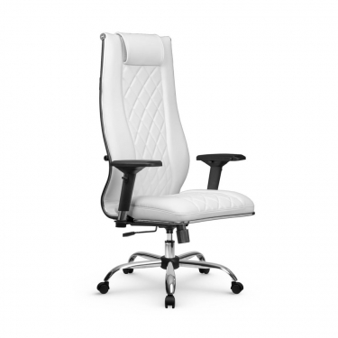 Кресло руководителя Метта МЕТТА L 1m 50M/4D Infinity Easy Clean MPES Комплект 5 Белое