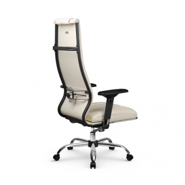 Кресло руководителя Метта МЕТТА L 1m 50M/4D Infinity Easy Clean MPES Комплект 5 Молочное