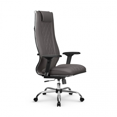 Кресло руководителя Метта МЕТТА L 1m 50M/4D Infinity Easy Clean MPES Комплект 5 Серое