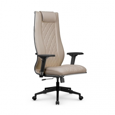 Кресло руководителя Метта МЕТТА L 1m 50M/4D Infinity Easy Clean MPES Комплект 6 Темно-бежевое