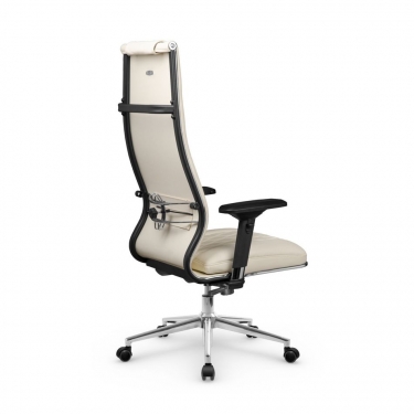 Кресло руководителя Метта МЕТТА L 1m 50M/4D Infinity Easy Clean MPES Комплект 7 Молочное