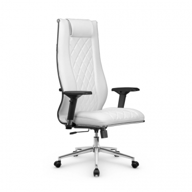 Кресло руководителя Метта МЕТТА L 1m 50M/4D Infinity Easy Clean MPES Комплект 7 Молочное