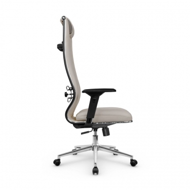 Кресло руководителя Метта МЕТТА L 1m 50M/4D Infinity Easy Clean MPES Комплект 7 Светло-бежевое